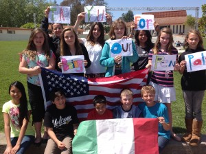 We love our pen pals in Italy!! 